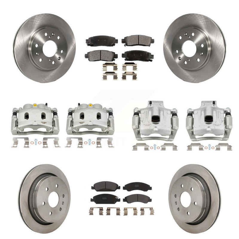 Transit Auto KC8-101355P Disc Brake Kit for 2015-2016 Cadillac XTS - Front and Rear product image