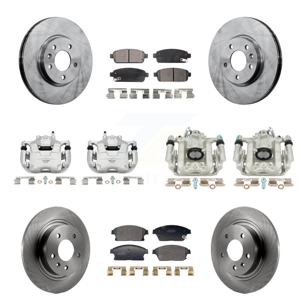 Transit Auto KC8-101356P Disc Brake Kit for 2011-2015 Chevrolet Cruze, Chevrolet Orlando, Chevrolet Volt - Front and Rear product image
