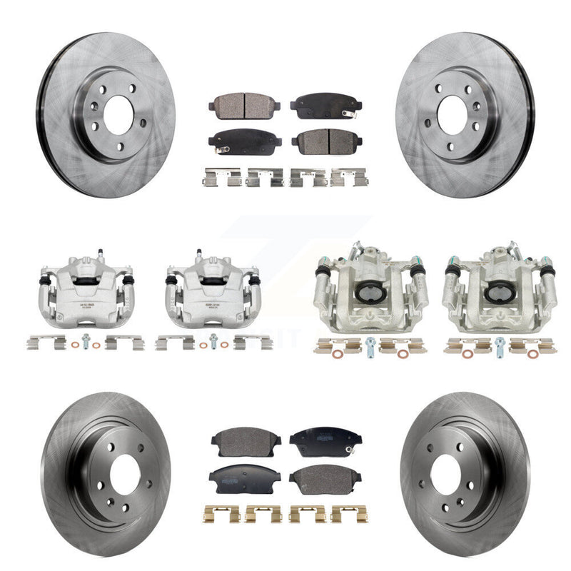 Transit Auto KC8-101356P Disc Brake Kit for 2011-2015 Chevrolet Cruze, Chevrolet Orlando, Chevrolet Volt - Front and Rear product image
