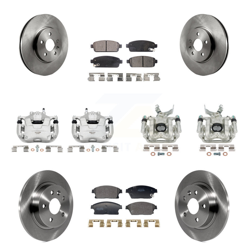 Transit Auto KC8-101357P Disc Brake Kit for 2013-2017 Buick Encore, Chevrolet Trax - Front and Rear product image
