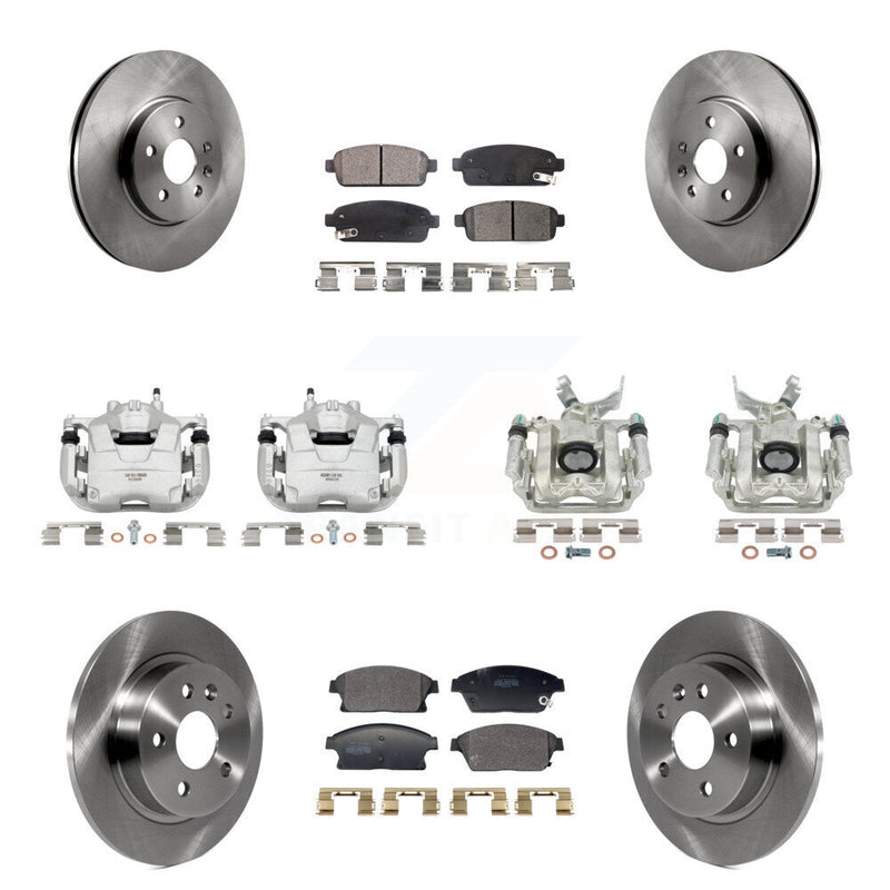 Transit Auto KC8-101357P Disc Brake Kit for 2013-2017 Buick Encore, Chevrolet Trax - Front and Rear product image