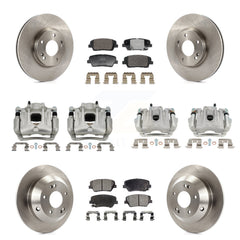 Transit Auto KC8-101357T Disc Brake Kit for 2010-2013 Kia Sorento, Hyundai Santa Fe - Front and Rear product image