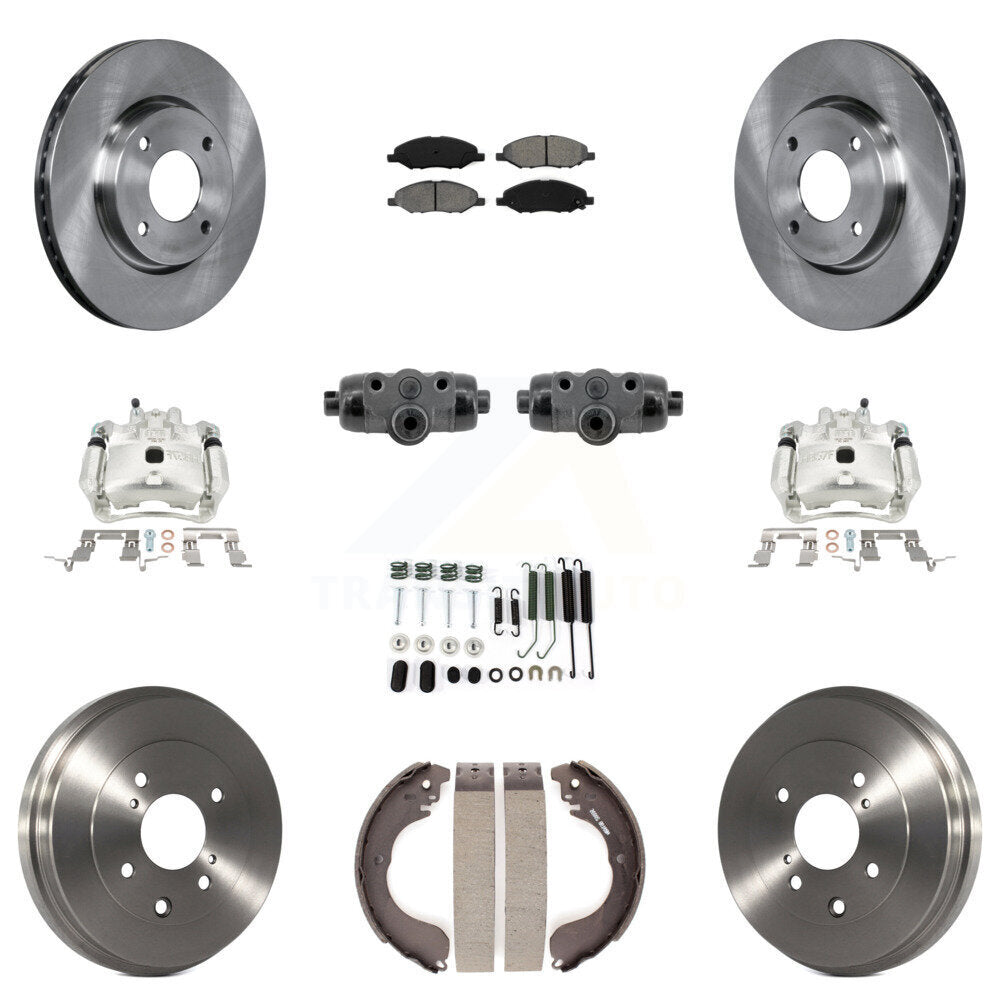Transit Auto KC8-101358S Disc Brake Kit for 2008 Nissan Versa - Front and Rear product image