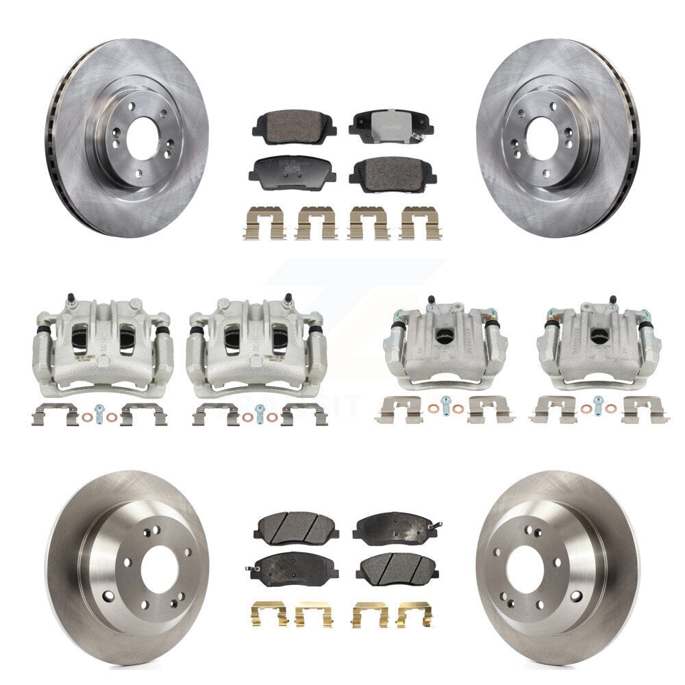 Transit Auto KC8-101358T Disc Brake Kit for 2013-2016 Hyundai Santa Fe, Hyundai Santa Fe XL - Front and Rear product image