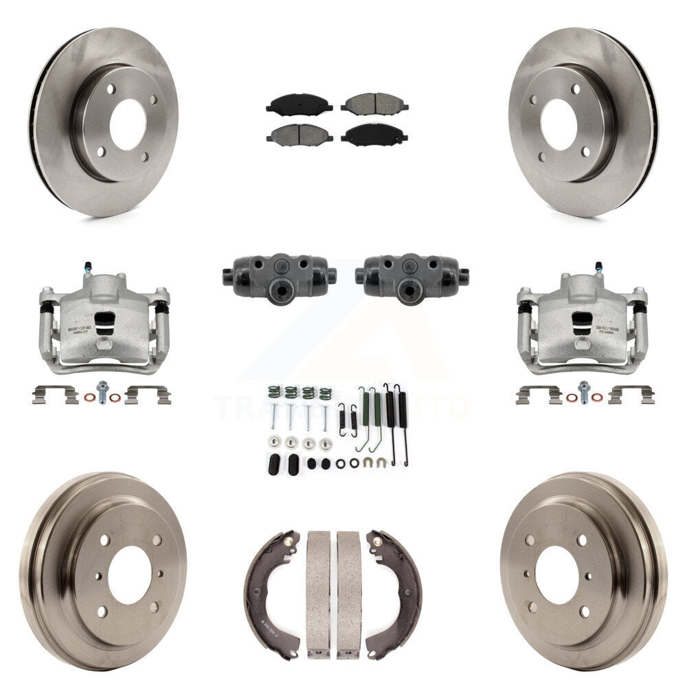 Transit Auto KC8-101359S Disc Brake Kit for 2009-2011 Nissan Versa - Front and Rear product image