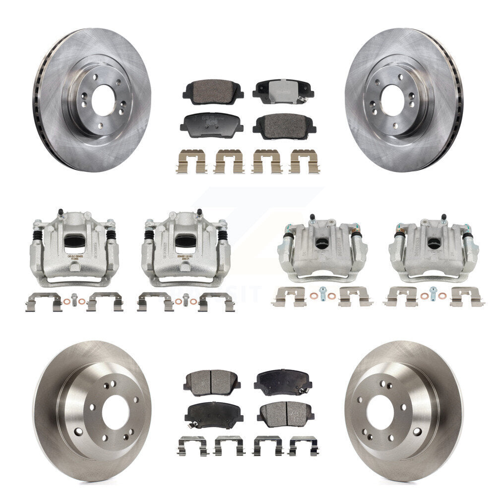 Transit Auto KC8-101359T Disc Brake Kit for 2013-2016 Hyundai Santa Fe Sport - Front and Rear product image