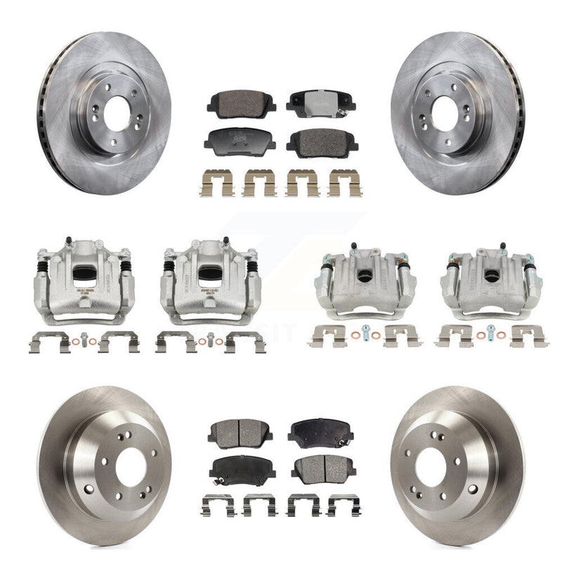Transit Auto KC8-101359T Disc Brake Kit for 2013-2016 Hyundai Santa Fe Sport - Front and Rear product image