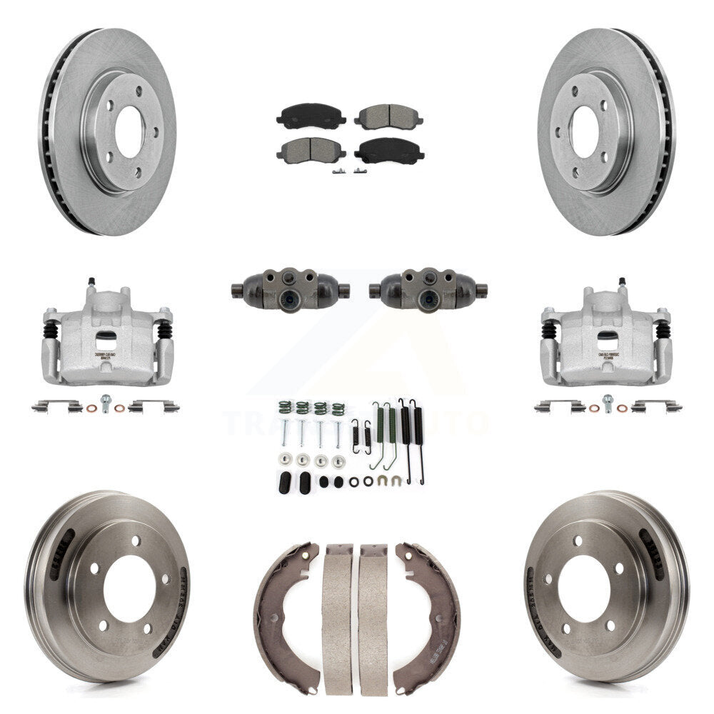 Transit Auto KC8-101362S Disc Brake Kit for 2008-2014 Mitsubishi Lancer - Front and Rear product image