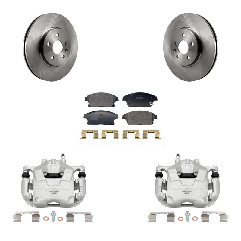 Transit Auto KC8-101363P Disc Brake Kit for 2013-2017 Buick Encore, Chevrolet Trax - Front product image