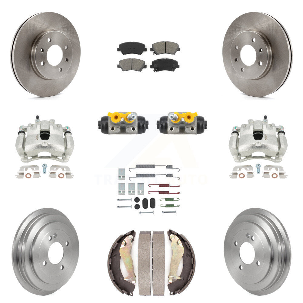 Transit Auto KC8-101363S Disc Brake Kit for 2012-2017 Hyundai Accent - Front and Rear product image