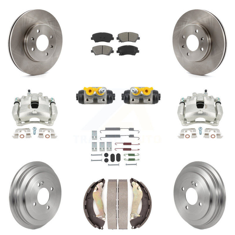 Transit Auto KC8-101363S Disc Brake Kit for 2012-2017 Hyundai Accent - Front and Rear product image