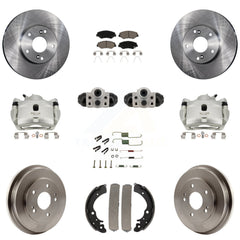 Transit Auto KC8-101364C Disc Brake Kit for 2013-2014 Honda Fit - Front and Rear product image
