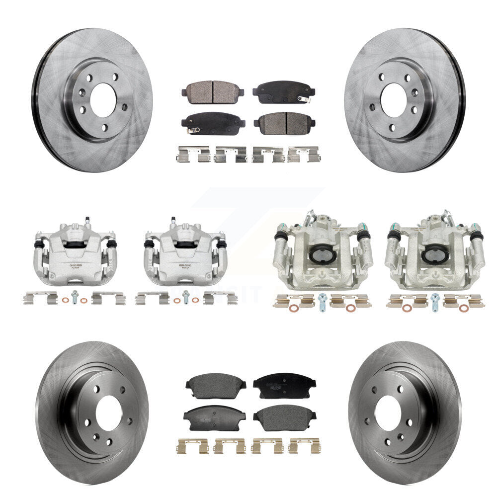 Transit Auto KC8-101364T Disc Brake Kit for 2011-2015 Chevrolet Cruze, Chevrolet Orlando, Chevrolet Volt - Front and Rear product image