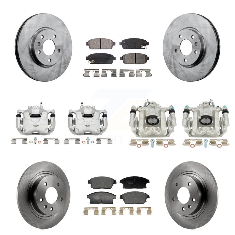 Transit Auto KC8-101364T Disc Brake Kit for 2011-2015 Chevrolet Cruze, Chevrolet Orlando, Chevrolet Volt - Front and Rear product image