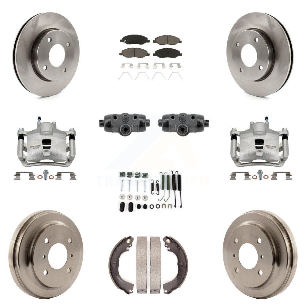 Transit Auto KC8-101367C Disc Brake Kit for 2009-2011 Nissan Versa - Front and Rear product image