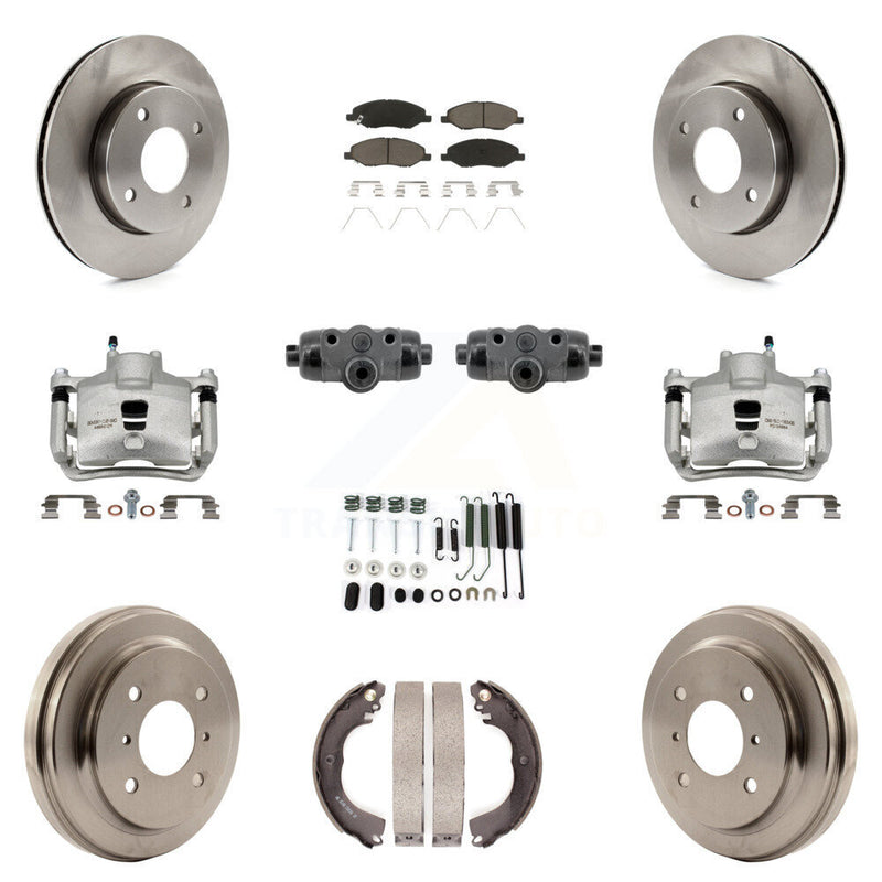 Transit Auto KC8-101367C Disc Brake Kit for 2009-2011 Nissan Versa - Front and Rear product image