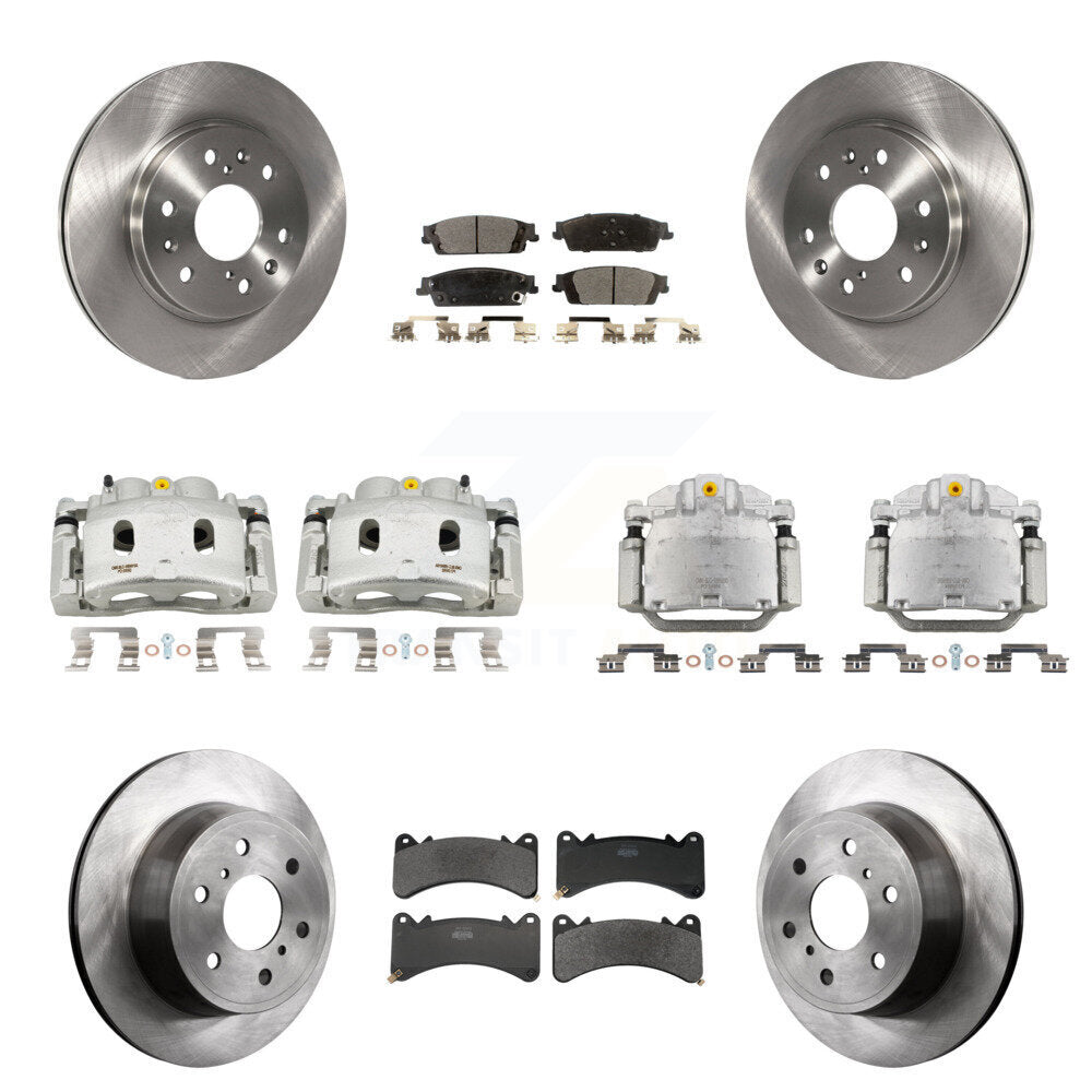 Transit Auto KC8-101367P Disc Brake Kit for 2014-2020 Chevrolet Suburban, Cadillac Escalade, Cadillac Escalade ESV & more - Front and Rear product image