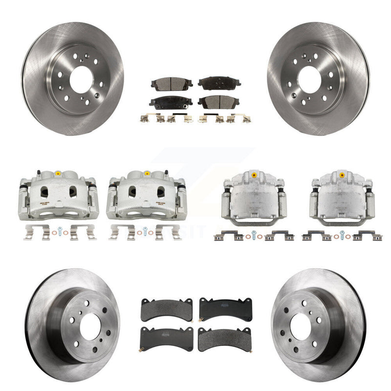 Transit Auto KC8-101367P Disc Brake Kit for 2014-2020 Chevrolet Suburban, Cadillac Escalade, Cadillac Escalade ESV & more - Front and Rear product image