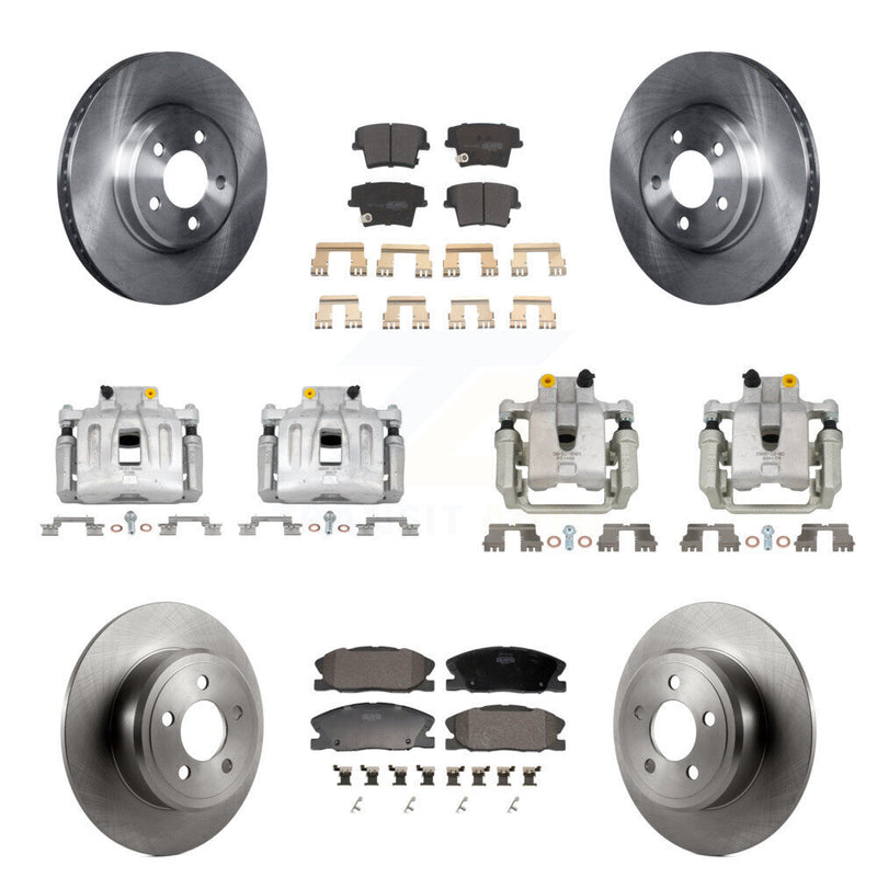 Transit Auto KC8-101368P Disc Brake Kit for 2014 Dodge Charger - Front and Rear product image