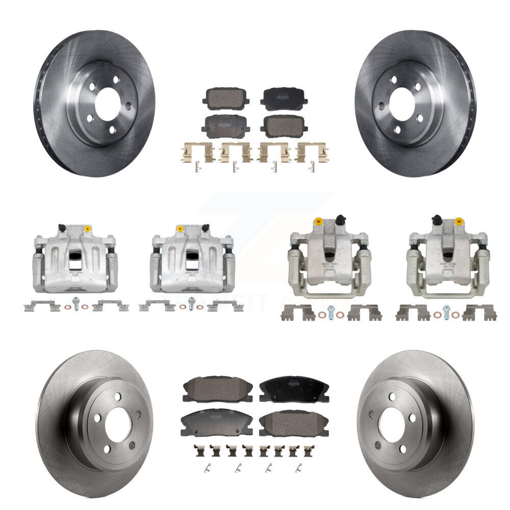 Transit Auto KC8-101369P Disc Brake Kit for 2014 Dodge Charger - Front and Rear product image