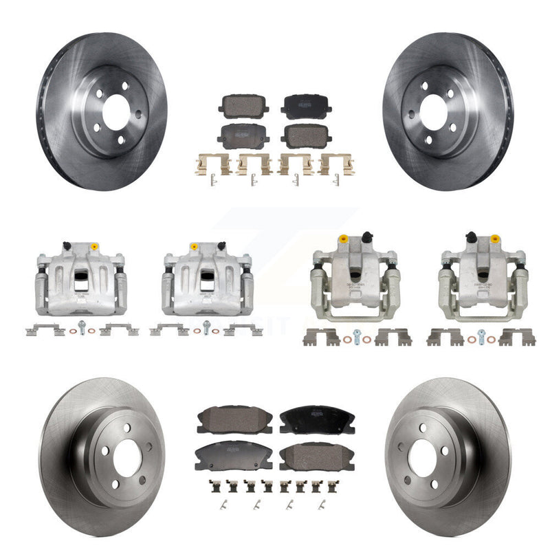 Transit Auto KC8-101369P Disc Brake Kit for 2014 Dodge Charger - Front and Rear product image