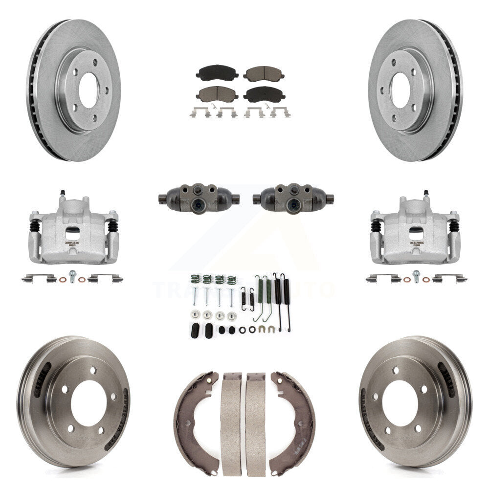 Transit Auto KC8-101370C Disc Brake Kit for 2008-2014 Mitsubishi Lancer - Front and Rear product image