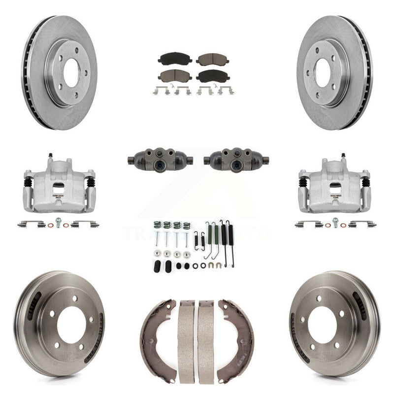 Transit Auto KC8-101370C Disc Brake Kit for 2008-2014 Mitsubishi Lancer - Front and Rear product image