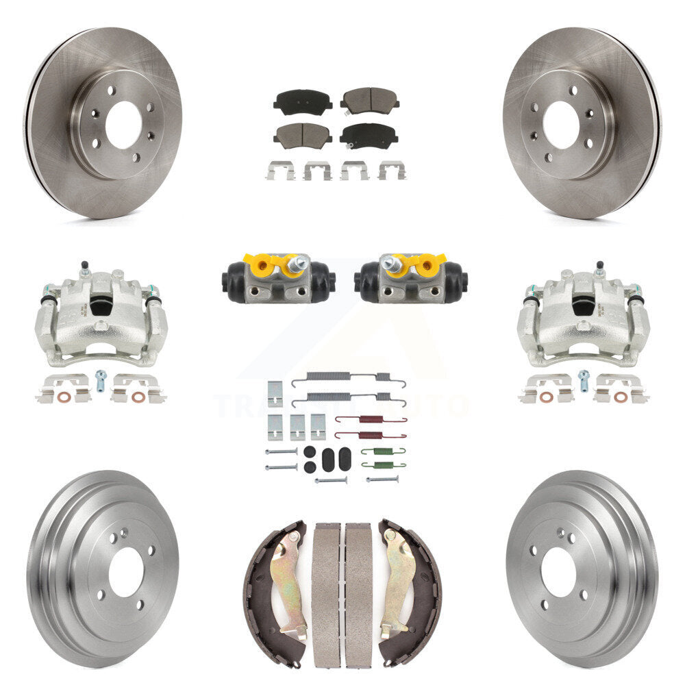 Transit Auto KC8-101371C Disc Brake Kit for 2012-2017 Hyundai Accent - Front and Rear product image