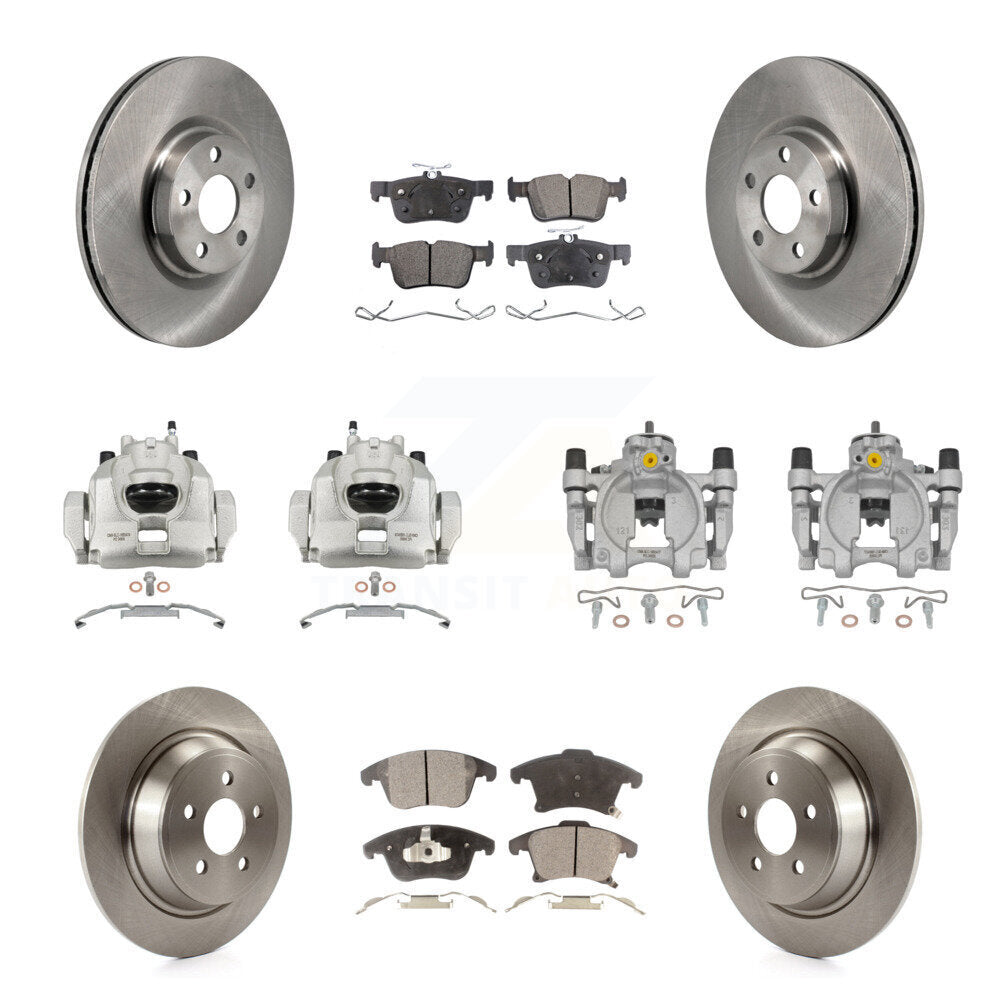 Transit Auto KC8-101371P Disc Brake Kit for 2017-2020 Lincoln MKZ - Front and Rear product image