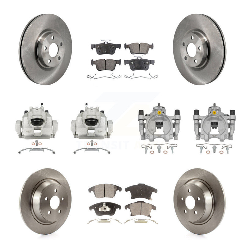 Transit Auto KC8-101371P Disc Brake Kit for 2017-2020 Lincoln MKZ - Front and Rear product image
