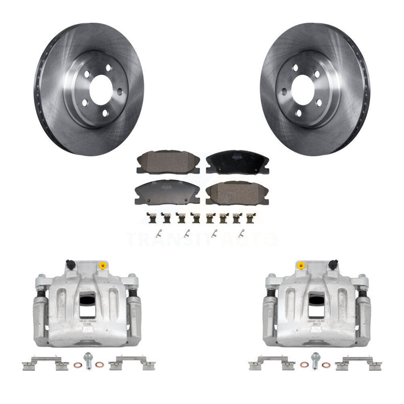 Transit Auto KC8-101373P Disc Brake Kit for 2014 Dodge Charger - Front product image