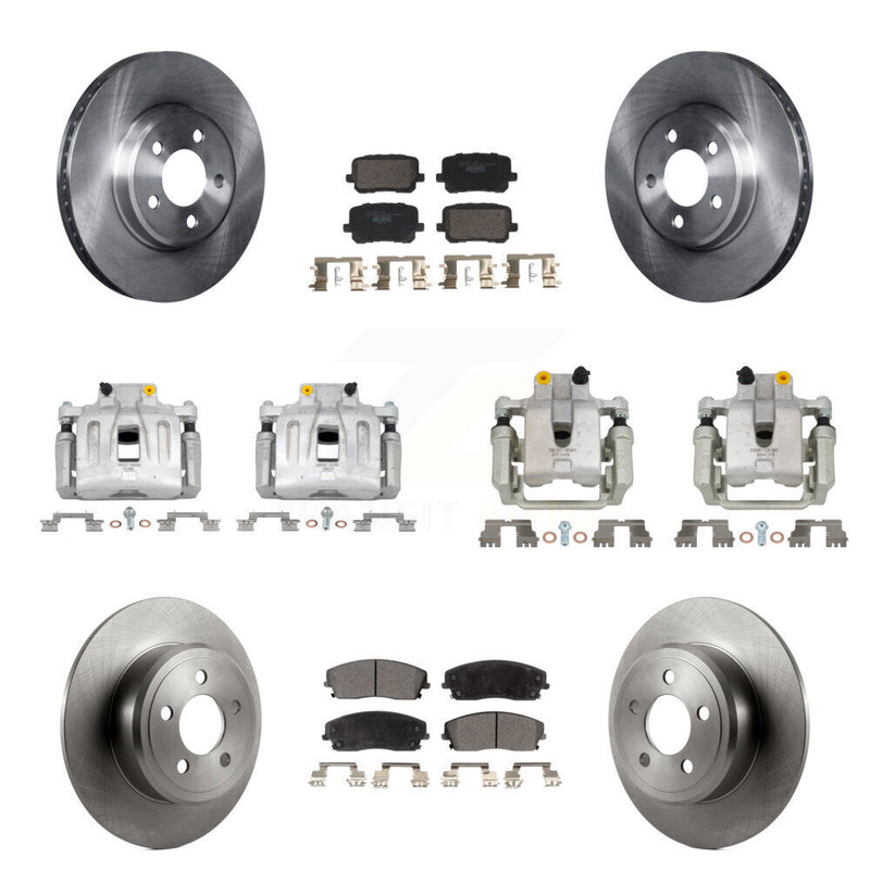 Transit Auto KC8-101376T Disc Brake Kit for 2014 Dodge Charger - Front and Rear product image