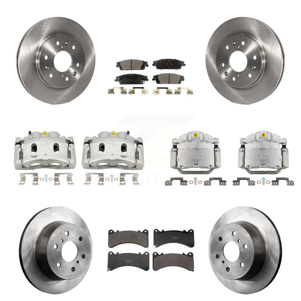 Transit Auto KC8-101379T Disc Brake Kit for 2014-2020 Chevrolet Suburban, Cadillac Escalade, Cadillac Escalade ESV & more - Front and Rear product image