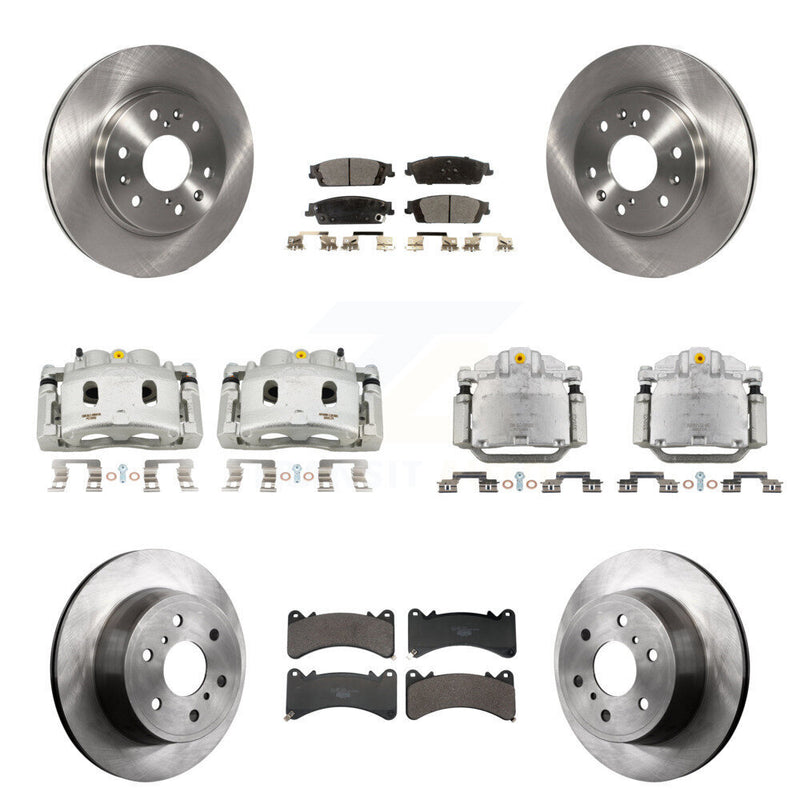 Transit Auto KC8-101379T Disc Brake Kit for 2014-2020 Chevrolet Suburban, Cadillac Escalade, Cadillac Escalade ESV & more - Front and Rear product image