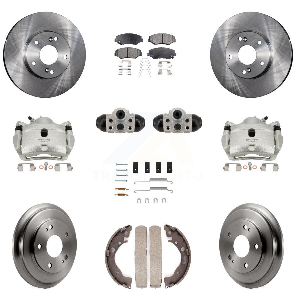 Transit Auto KC8-101380P Disc Brake Kit for 2014-2015 Honda Civic - Front and Rear product image