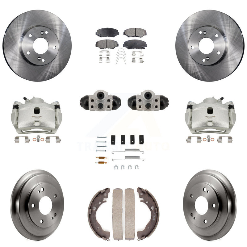 Transit Auto KC8-101380P Disc Brake Kit for 2014-2015 Honda Civic - Front and Rear product image