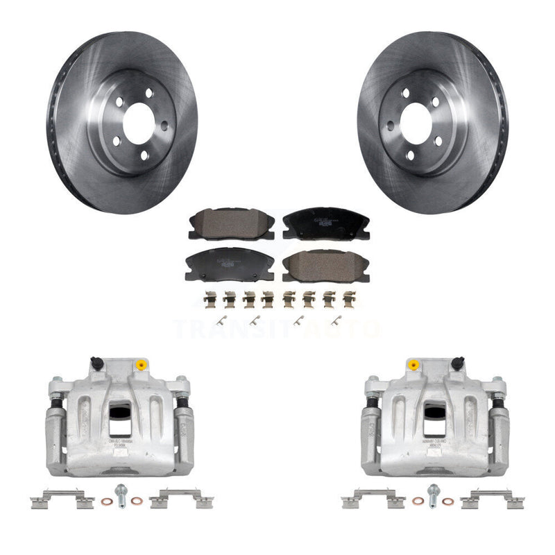 Transit Auto KC8-101380T Disc Brake Kit for 2014 Dodge Charger - Front product image