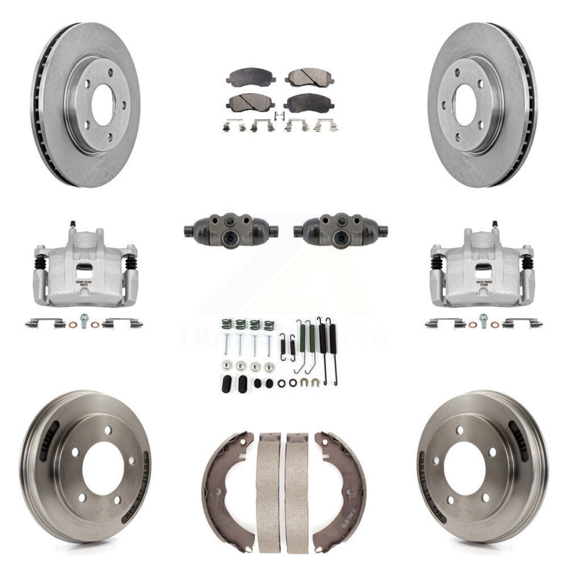 Transit Auto KC8-101381P Disc Brake Kit for 2008-2014 Mitsubishi Lancer - Front and Rear product image