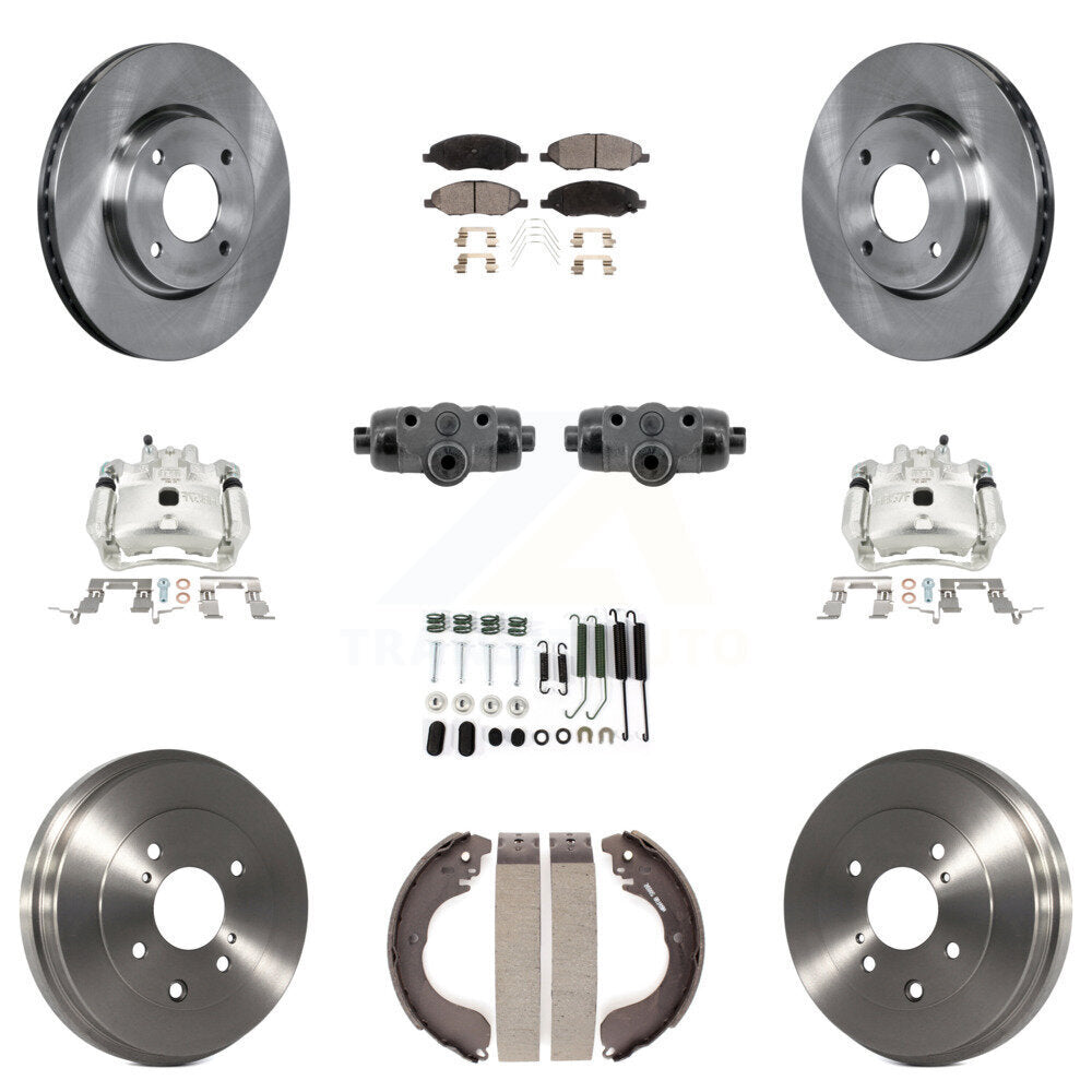 Transit Auto KC8-101382P Disc Brake Kit for 2008 Nissan Versa - Front and Rear product image