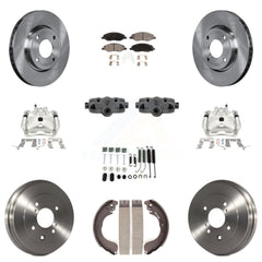 Transit Auto KC8-101382P Disc Brake Kit for 2008 Nissan Versa - Front and Rear product image