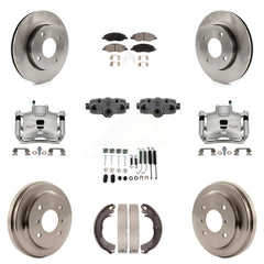 Transit Auto KC8-101383P Disc Brake Kit for 2009-2011 Nissan Versa - Front and Rear product image