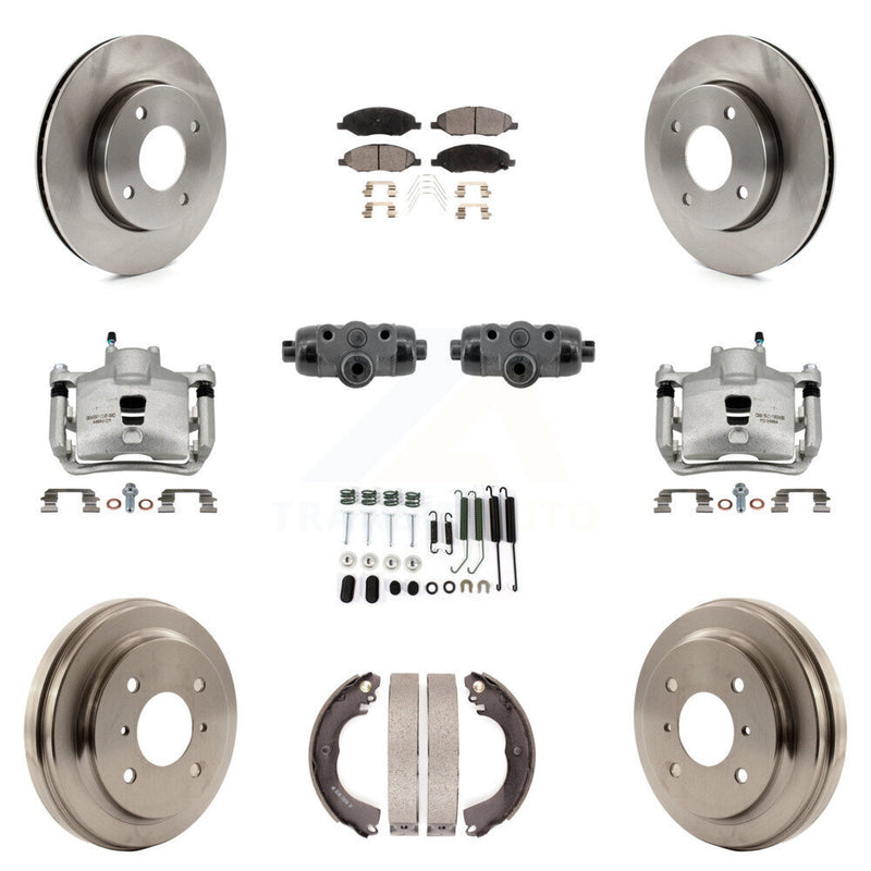 Transit Auto KC8-101389T Disc Brake Kit for 2009-2011 Nissan Versa - Front and Rear product image