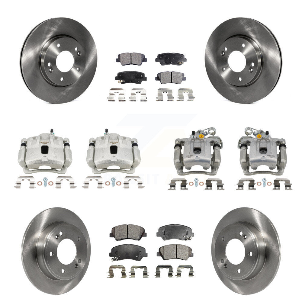 Transit Auto KC8-101392P Disc Brake Kit for 2013-2016 Hyundai Elantra, Hyundai Elantra Coupe - Front and Rear product image