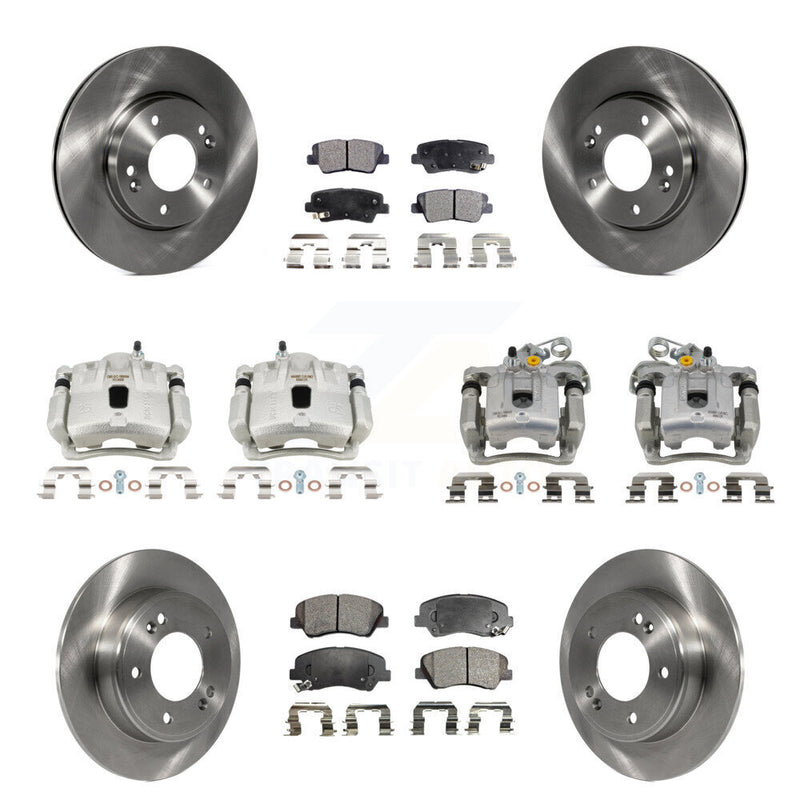 Transit Auto KC8-101392P Disc Brake Kit for 2013-2016 Hyundai Elantra, Hyundai Elantra Coupe - Front and Rear product image