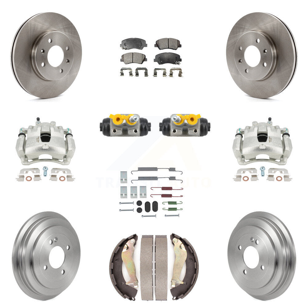 Transit Auto KC8-101393T Disc Brake Kit for 2012-2017 Hyundai Accent - Front and Rear product image
