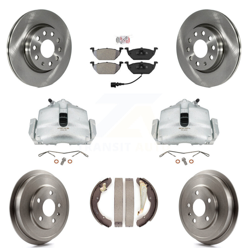 Transit Auto KC8-101443N Disc Brake Kit for 2011-2012 Volkswagen Jetta - Front and Rear product image