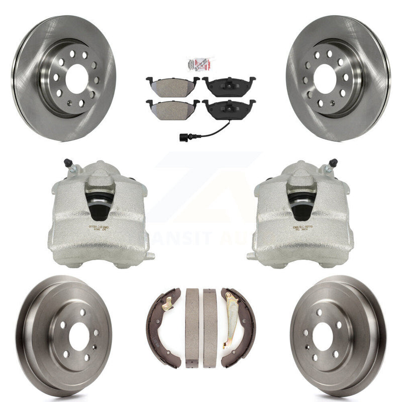 Transit Auto KC8-101446N Disc Brake Kit for 2011-2012 Volkswagen Jetta - Front and Rear product image
