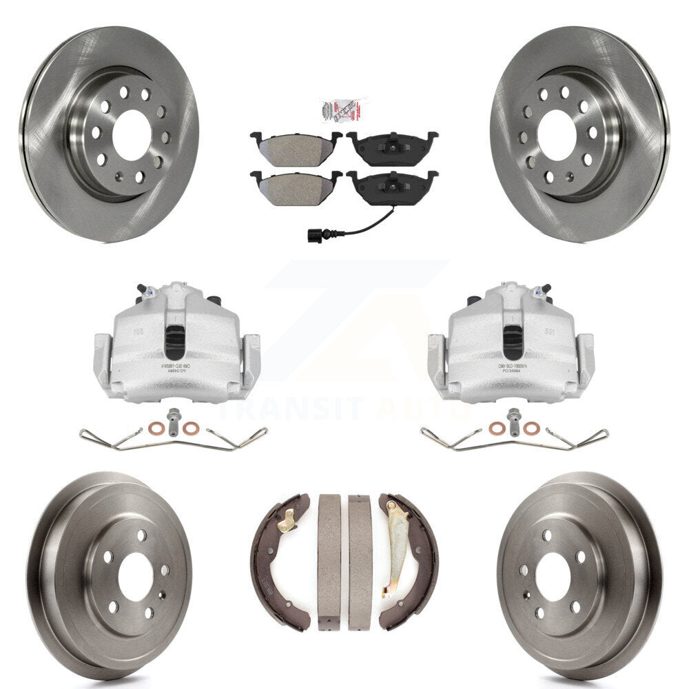 Transit Auto KC8-101449N Disc Brake Kit for 2011-2012 Volkswagen Jetta - Front and Rear product image