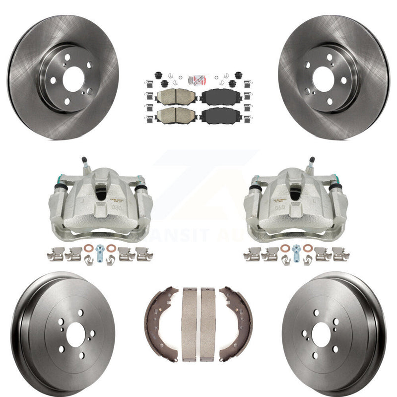Transit Auto KC8-101454N Disc Brake Kit for 2009-2019 Toyota Corolla - Front and Rear product image