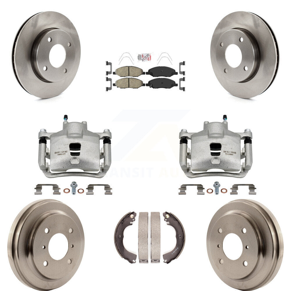 Transit Auto KC8-101488N Disc Brake Kit for 2009-2011 Nissan Versa - Front and Rear product image